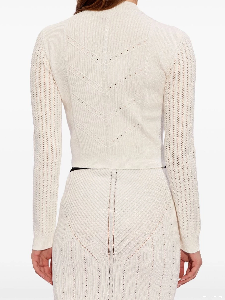 Affordable ribbed-knit Women cardigan Versace 0701